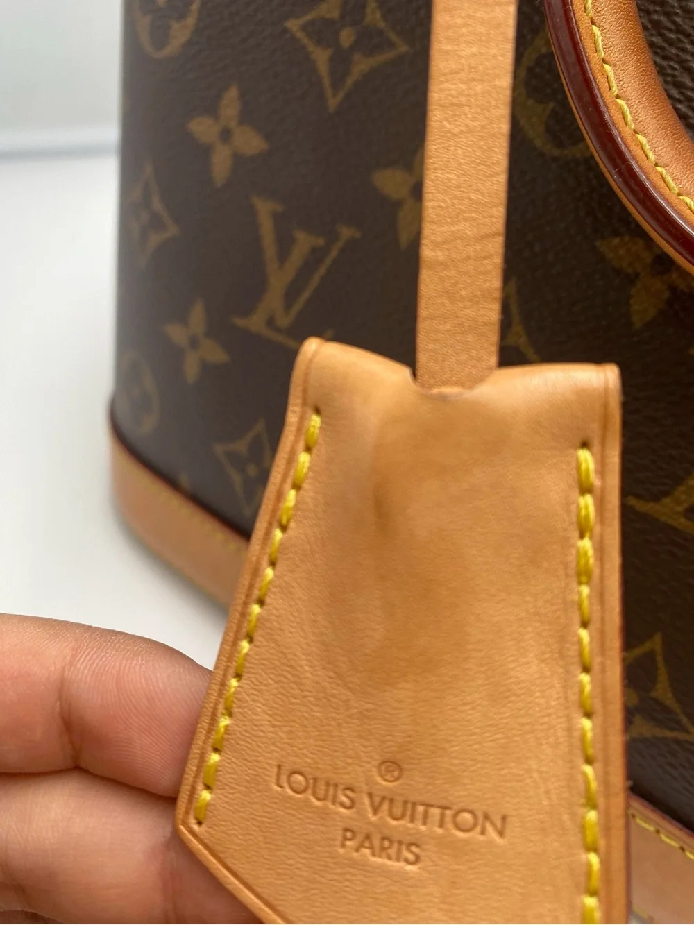 100% Authentic PVC Chip Alma pm in monogram canvas